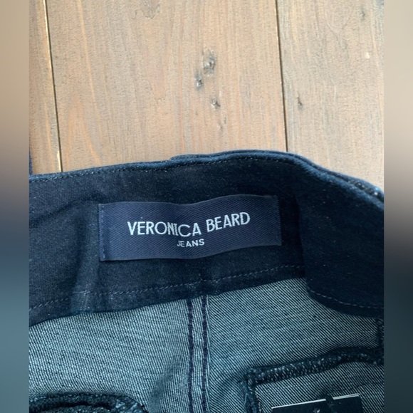 Veronica Beard Beverly Seamed Skinny-Flare Jean indigo rinse NWT - Picture 9 of 11